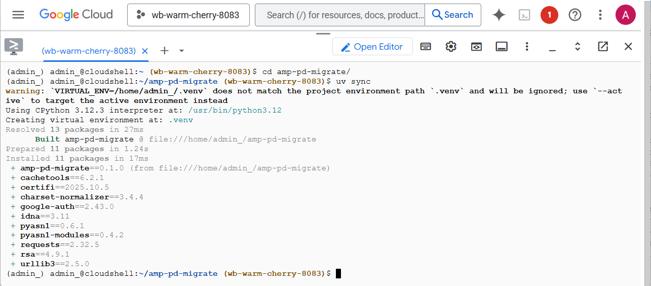 Install the tool and its dependencies